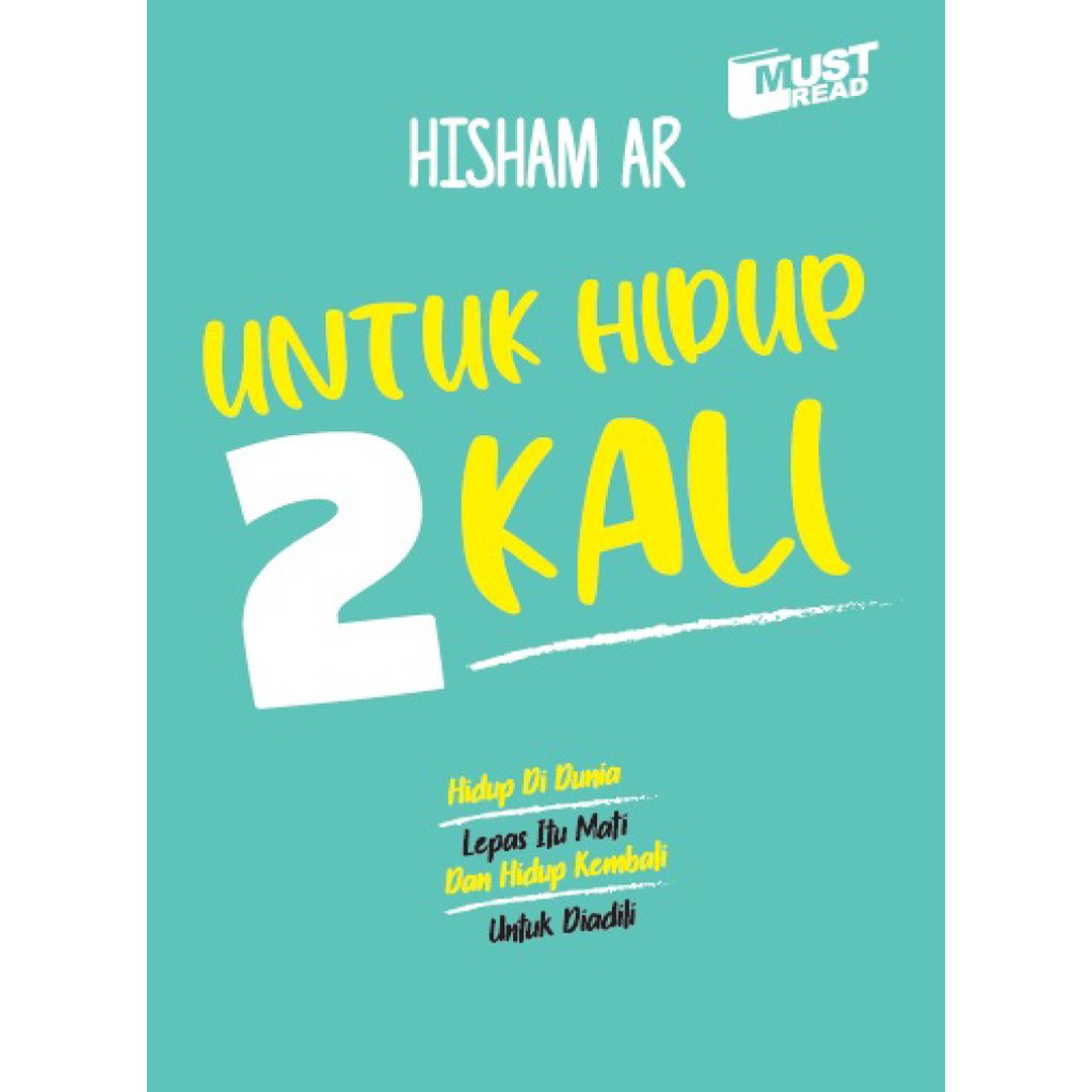 Untuk Hidup Dua Kali Hisham Ar Shopee Malaysia