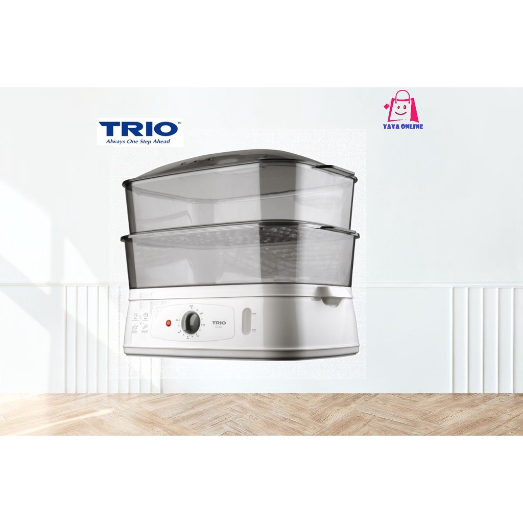 TRIO FOOD STEAMER 2Tier (10L+10L Jumbo Tray Size) TFS-18 TFS-28/Pensonic 2 Steamer Container Food Steamer PSM-162S (12L)