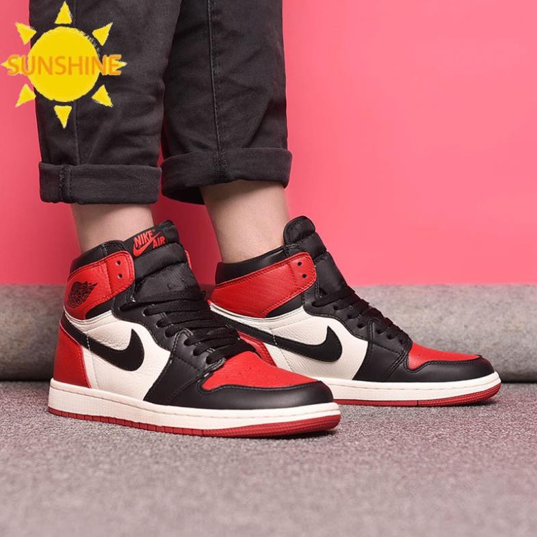 red toe jordan 1