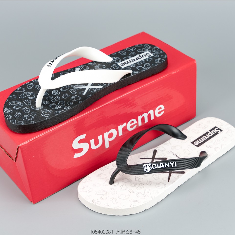 supreme flip flops real