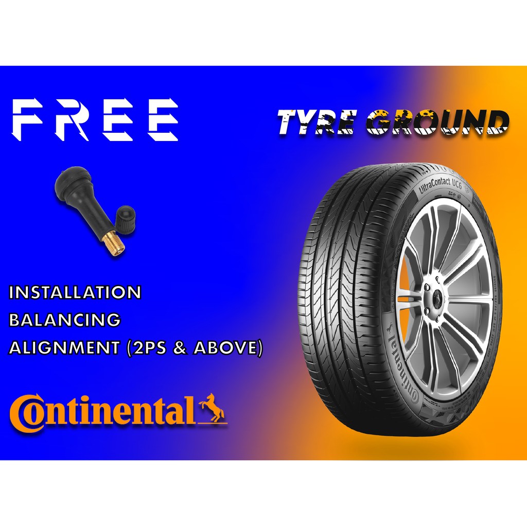 Continental Uc6 All Size Range From 15 17 Shopee Malaysia