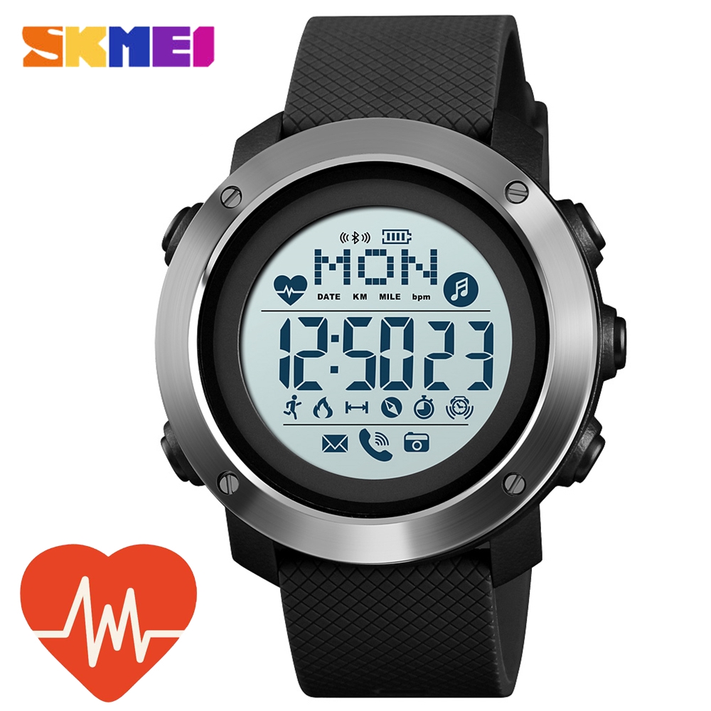skmei bluetooth digital smart watch