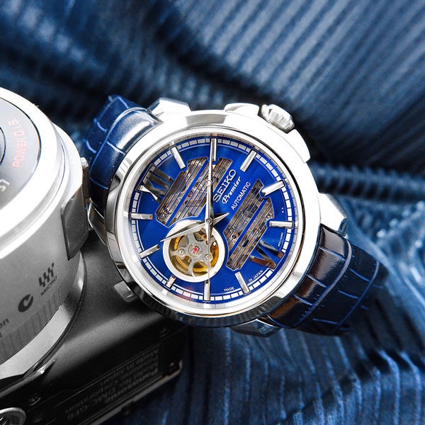seiko premier automatic skeleton