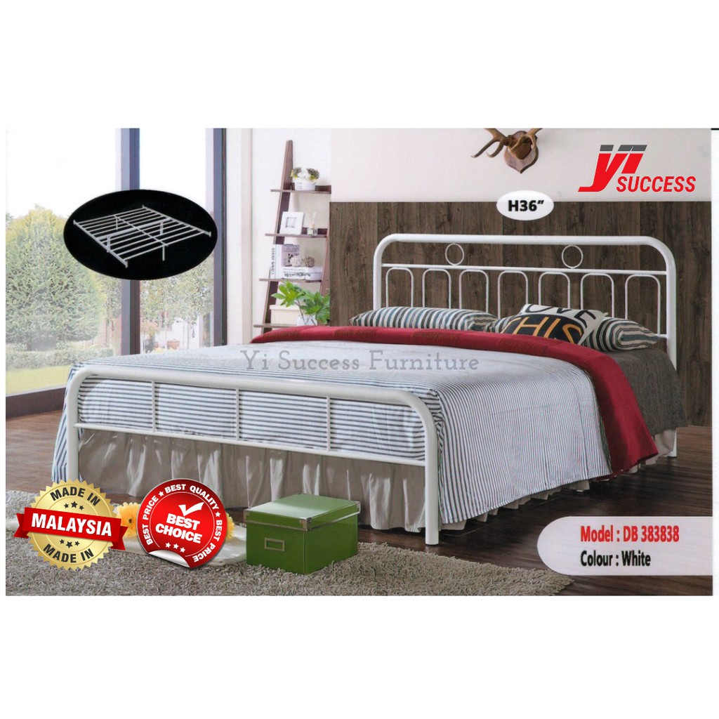 Yi Success Bond Design Queen Bed Frame / Metal Bed Frame / Queen Metal ...