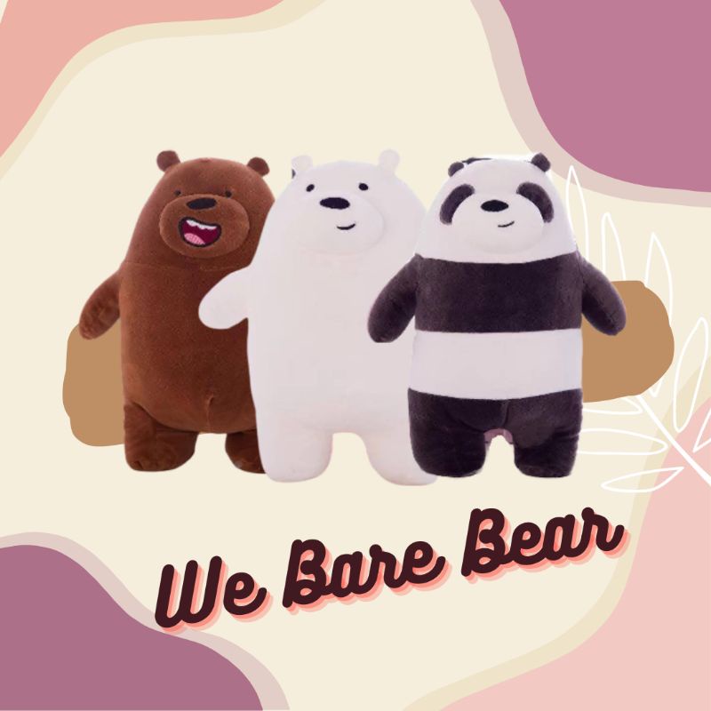 Patung We Bare Bears 60cm Shopee Malaysia 