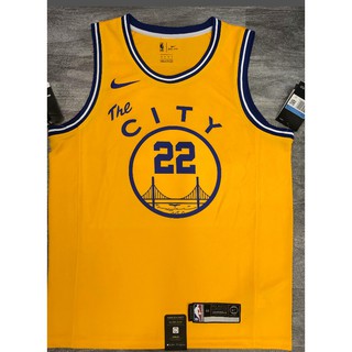 【hot pressed】NBA jersey Golden State Warriors 22# WIGGINS yellow and other styles sports basketball jersey