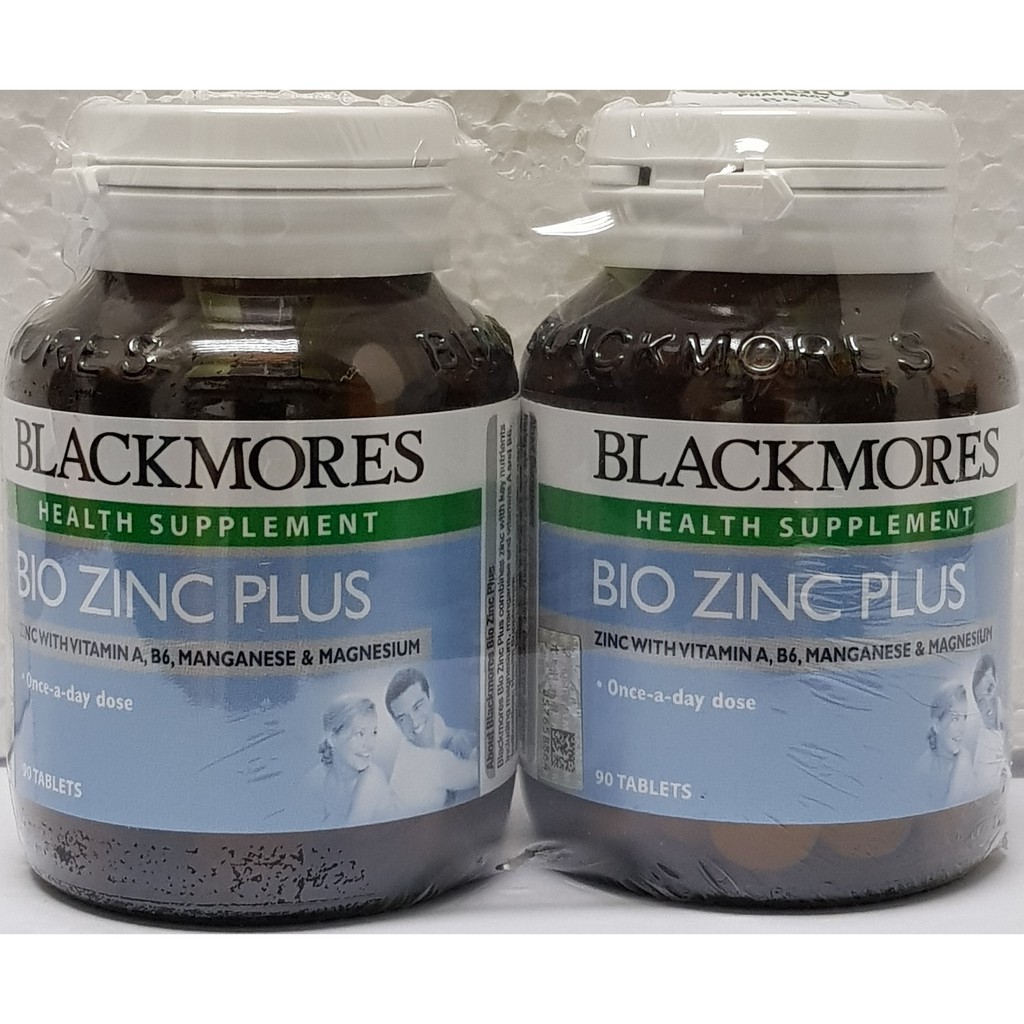 Blackmores Bio Zinc Plus (90's / 90'sx2) [Exp: 06/2020 ...