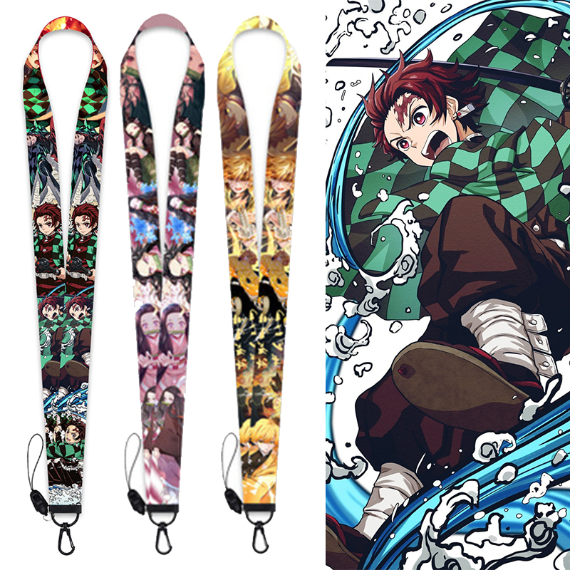 Anime Demon Slayer Lanyard Kimetsu No Yaiba Tanjirou Nezuko Zenitsu ...