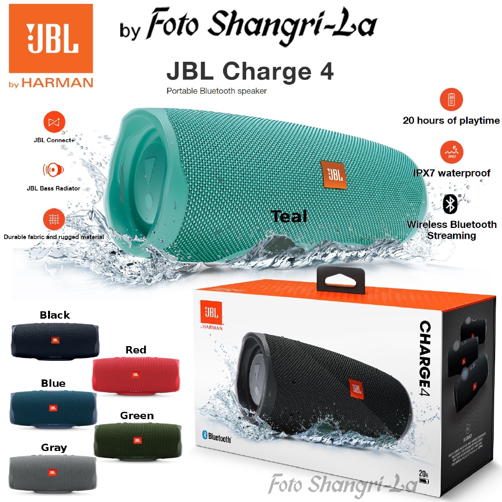 jbl charge 4 bt speaker ipx7
