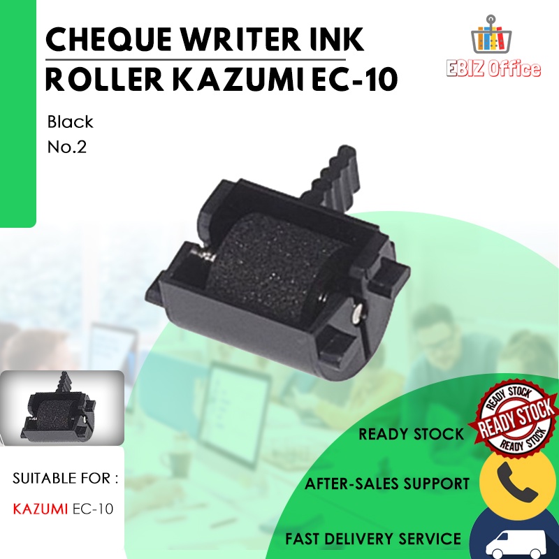 Cheque Writer Ink Roller KAZUMI EC10 Aston