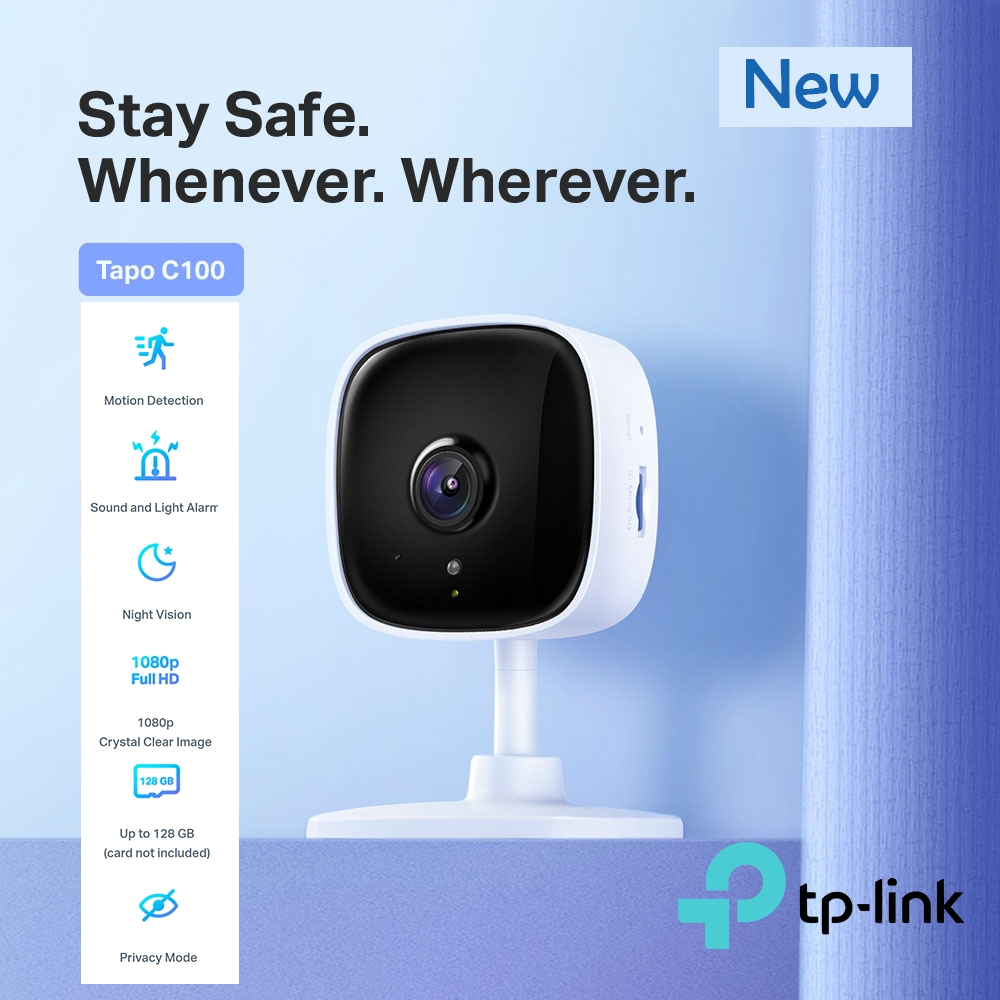 tp-link Tapo C100 Home Security Wi-Fi Camera