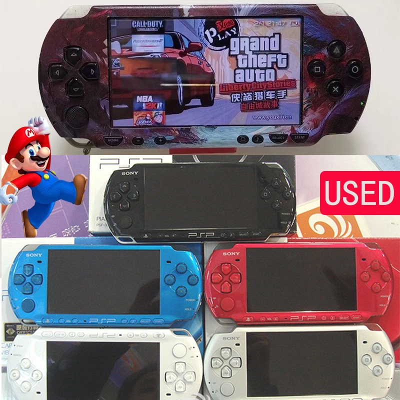 100 Original Refrelish Used Sony Psp 1000 2000 3000 1k 2k 32gb 64gb 128gb Portable Console Shopee Malaysia