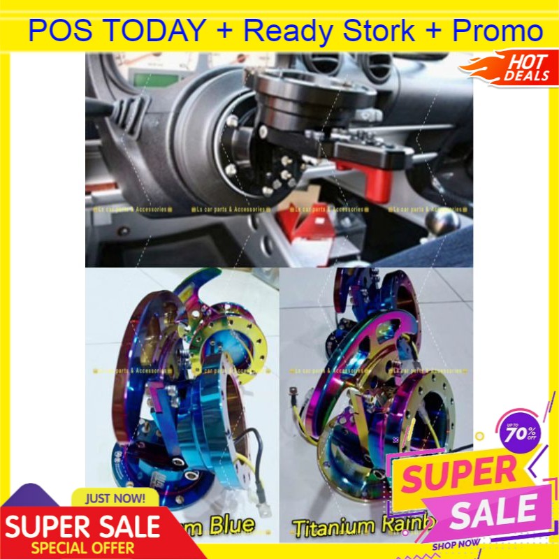 Bosskit Adapter Steering Wheel Hub Myvi Viva Tapak Kaki Adaptor Lock Nardi Ralliart Momo Omp Takata Hole Racing Auto