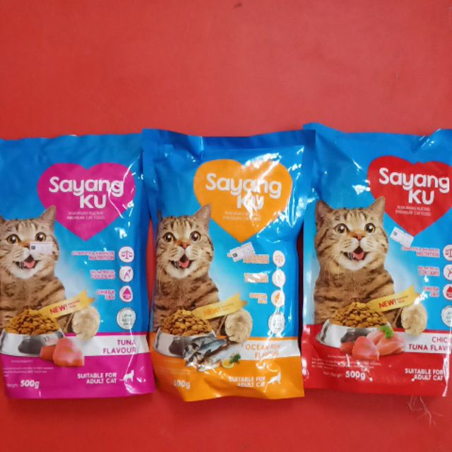 Sayangku Makanan Kucing 500g  Shopee Malaysia