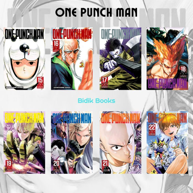 One Punch Man Vol 15/16/17/18/19/20/21/22/23 - One | Shopee Malaysia