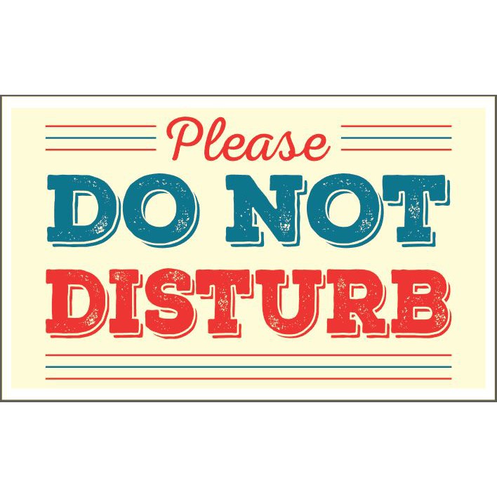 Please Do Not Disturb Sticker Jangan Ganggu 请勿打扰 Sign Sticker ...