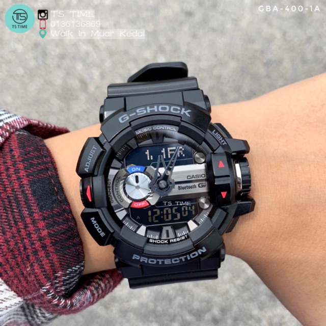 G Shock Bluetooth G Mix Watches Gba 400 1a9 Gba 400 1 Gba 400 Shopee Malaysia