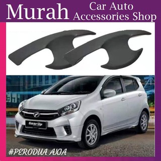 Perodua Axia PU Leather Elegant Monogram Steering Wheel 