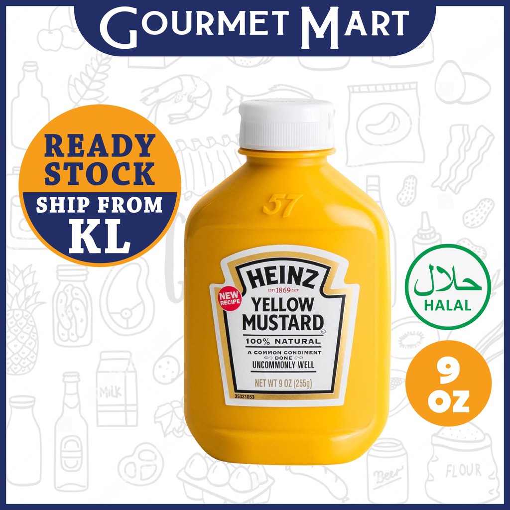 Heinz Yellow Mustard 9oz Halal Shopee Malaysia