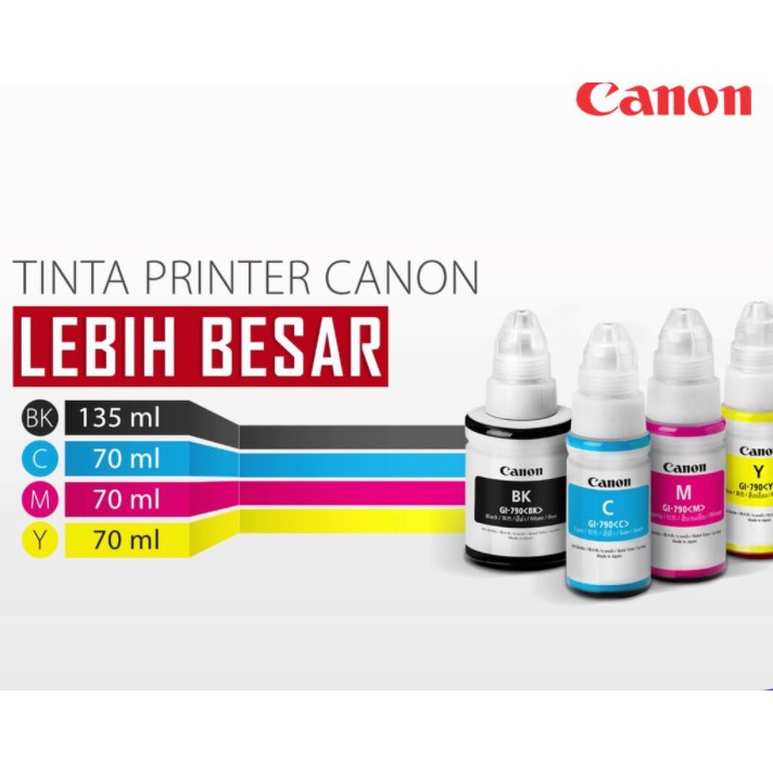 Canon Gl 790 Refil Ink Canon G1000 G00 G3000 Shopee Malaysia