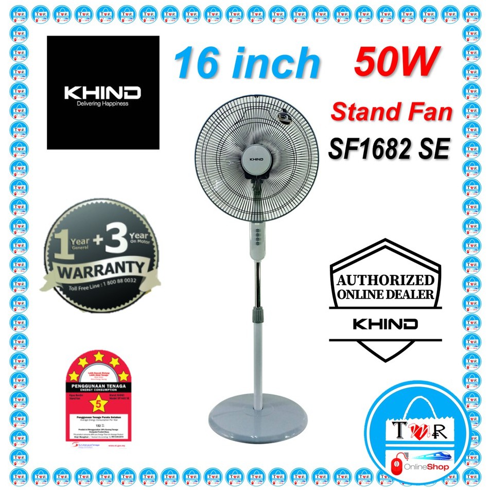 Offer 6 6 Midea Stand Fan 16 Mf 16fs10n Khind Stand Fan 16 Special Edition Shopee Malaysia