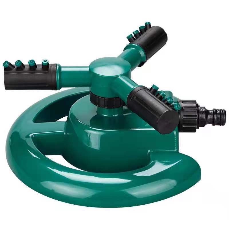 🎁KL STORE✨  3 Nozzle Lawn Circle Rotating Water Sprinkler Garden Pipe Hose Irrigation