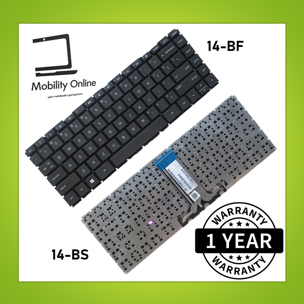 Hp 14 Bf 14 Bs 14 Bw 14 Al 14 Ab 14 Bs727tu 14 Bw053au Laptop Keyboard Shopee Malaysia