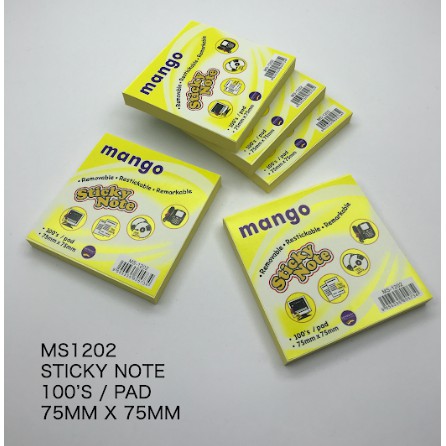 Ms 12 Sticky Note 100 S Pad Shopee Malaysia