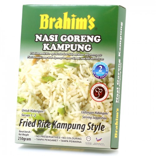 Brahim Nasi Goreng Kampung 250g (EXP: 7 April 2021) | Shopee Malaysia