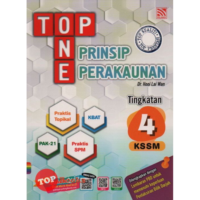 Buy [TOPBOOKS Pelangi] Top One Prinsip Perakaunan Tingkatan 4 KSSM