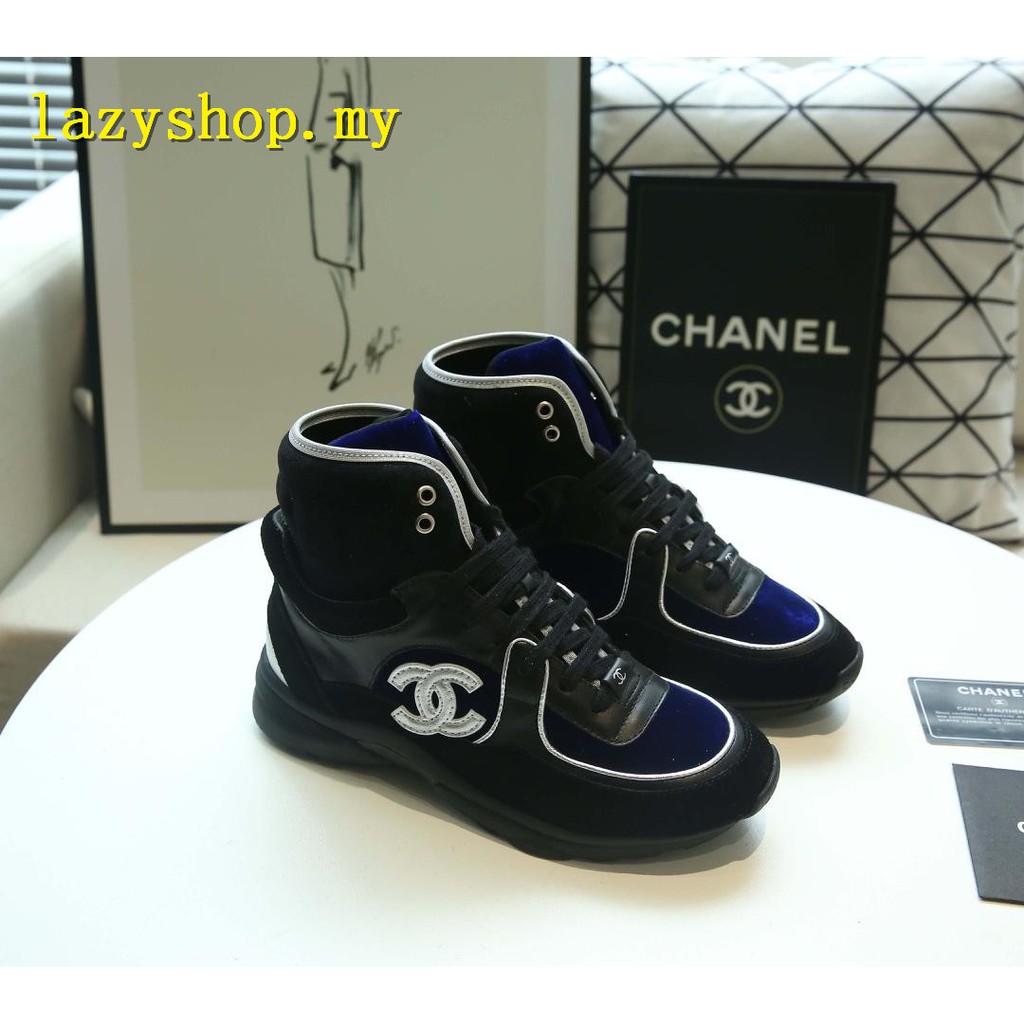 chanel high sneakers
