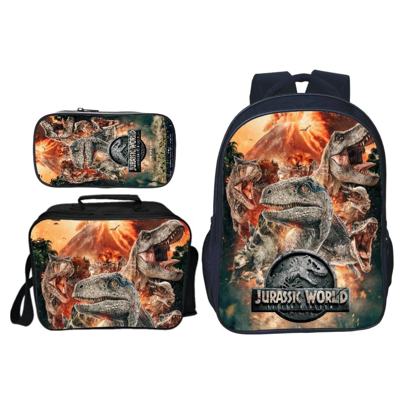 jurassic world school bag