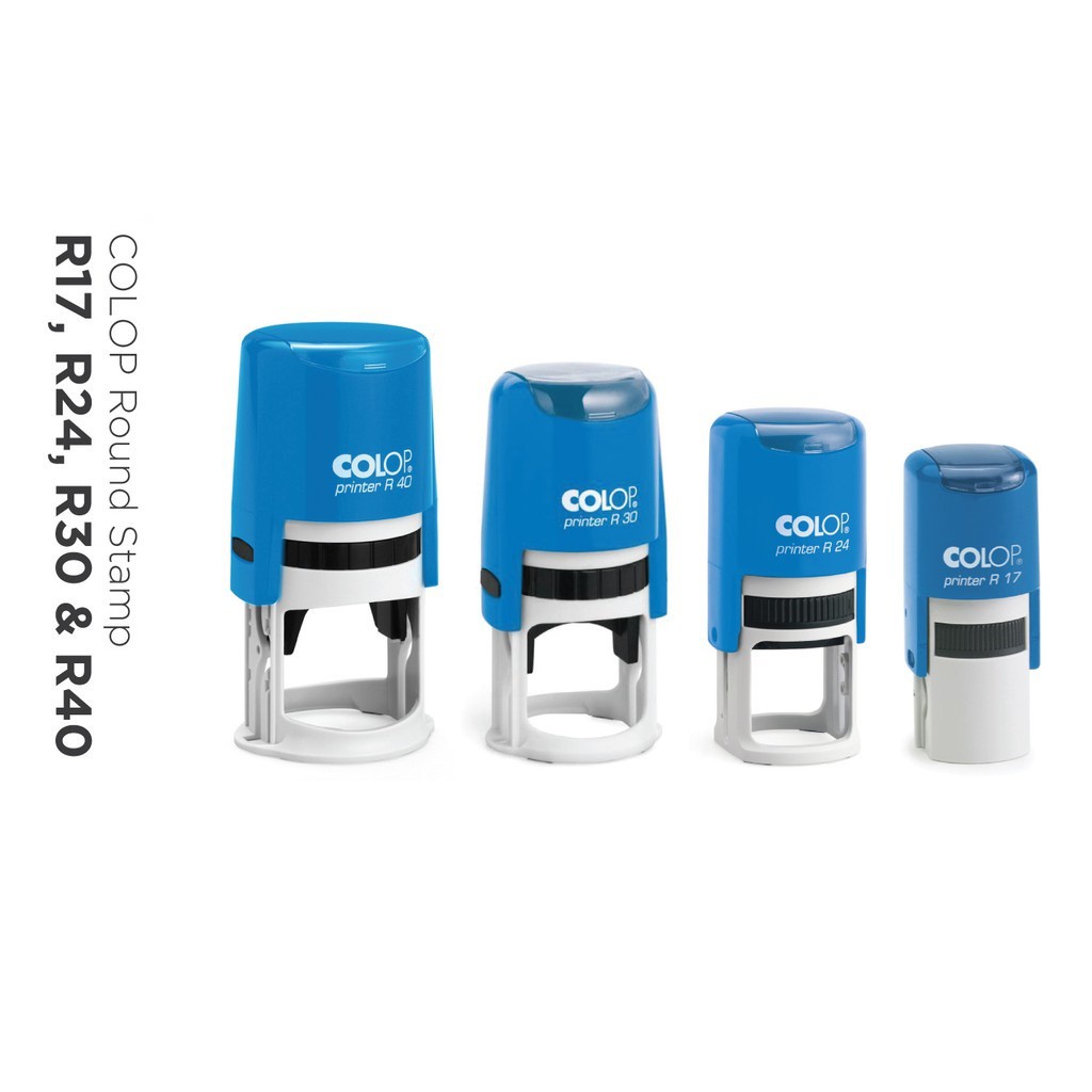 Ready StockCOLOP R12 R17 R24 R30 R40 I ROUND STAMP I SELFINKING STAMP