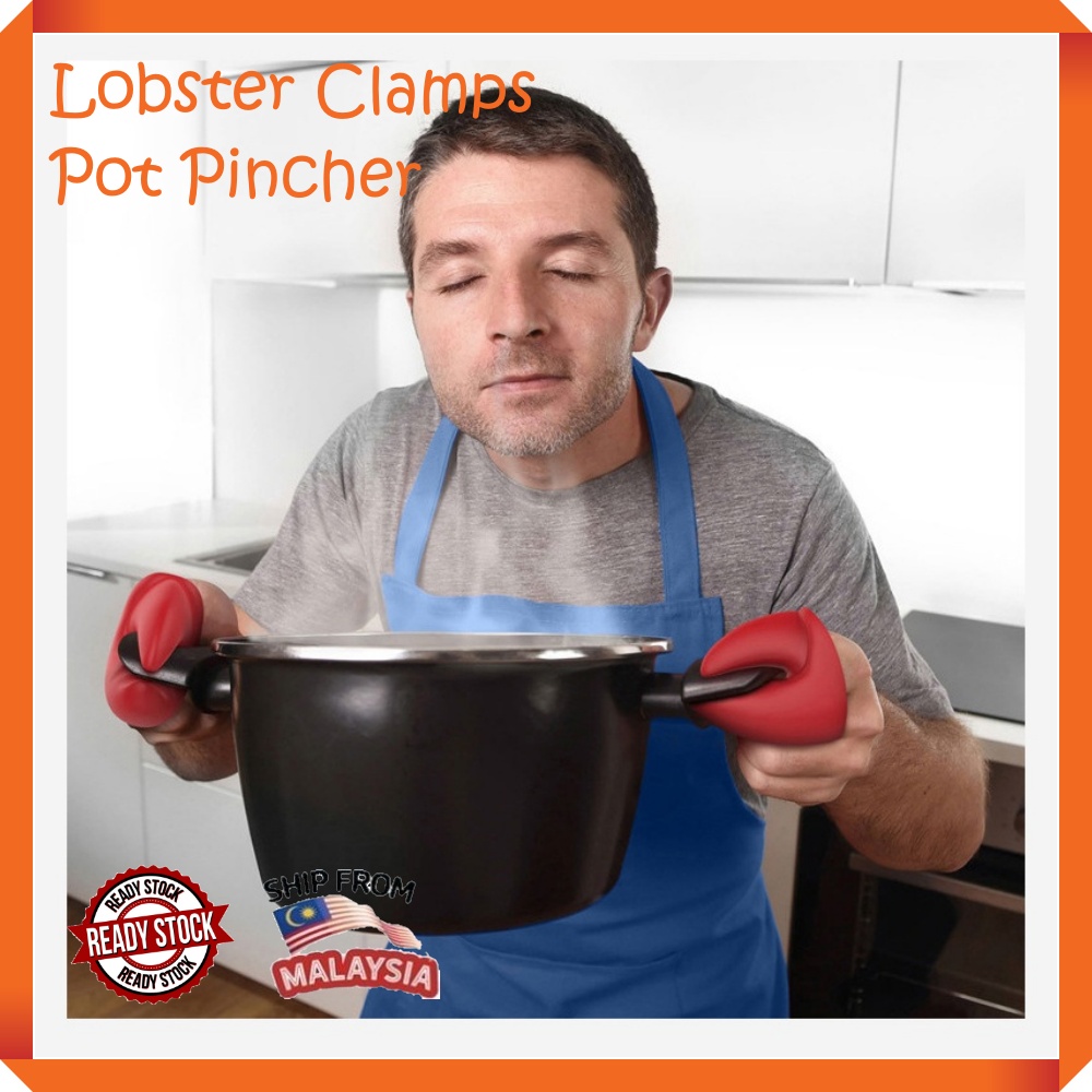 Creative Lobster Claw Pot Pincher Pemegang Periuk Corak Lobster Claw