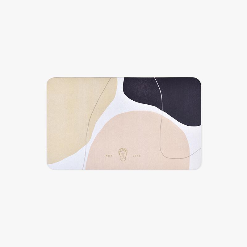 Hot Sale Morandi Bathroom Entrance Door Mat Home Ultra Thin