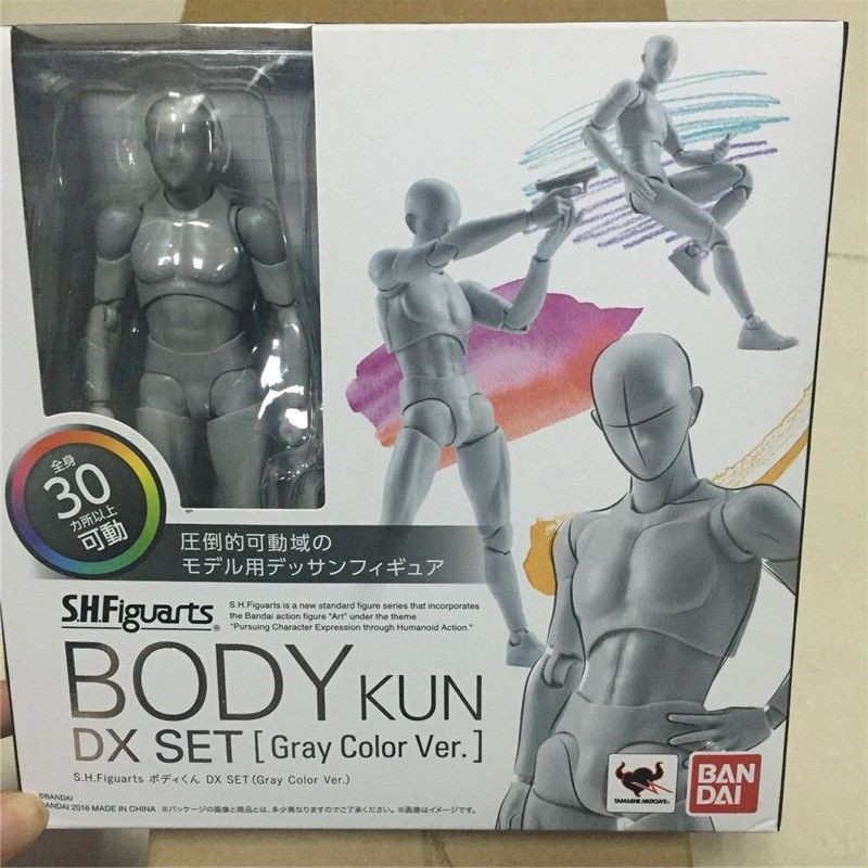 Gray Color Ver. She 6'' Action PVC Chan Figure boxed Chinese NewBody DX Set