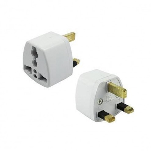 Universal Conversion Plug Adapter 3 Pin British UK Standard Traveler ...