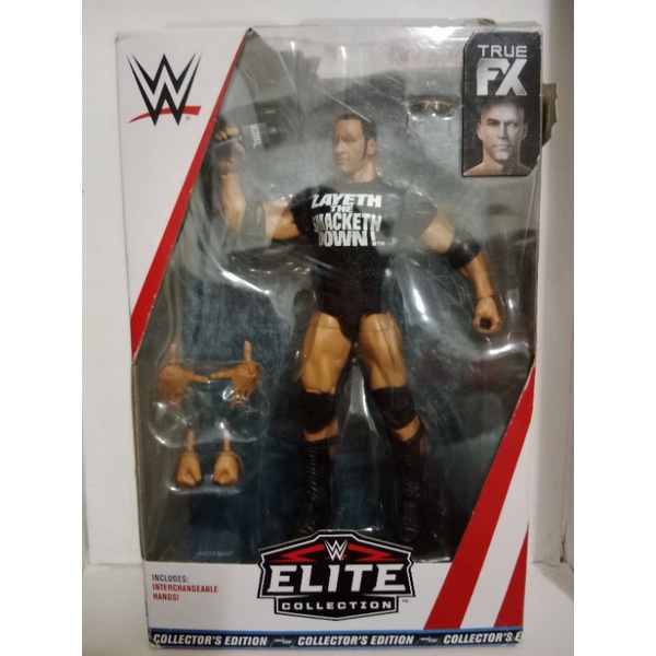 WWE Mattel Elite 69 The Rock MOC Exclusive WWF 