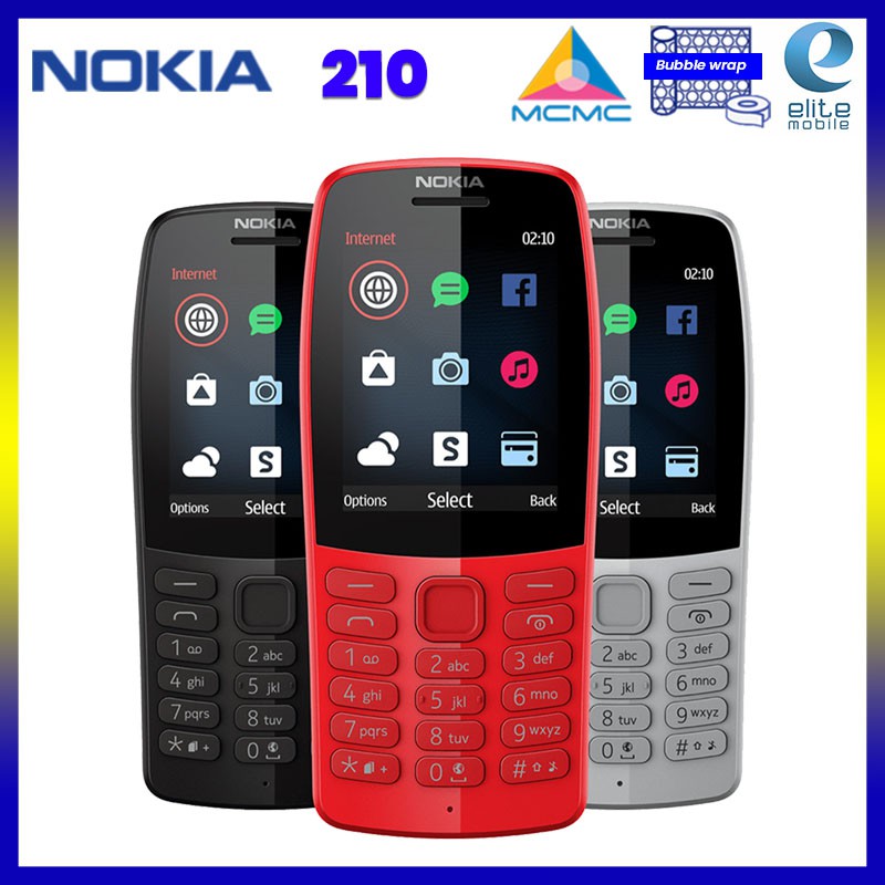 [Original] Nokia 210 Dual Sim (Nokia Malaysia Warranty) | Shopee Malaysia