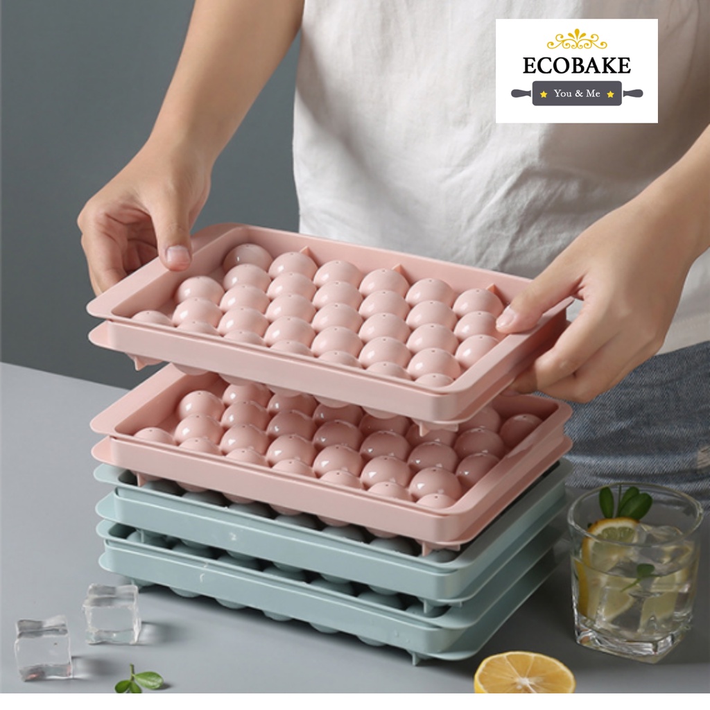 Ice Cube Tray Mold Ice Ball Maker Whiskey Wine Cocktails Beverages Food Grade BPA Free