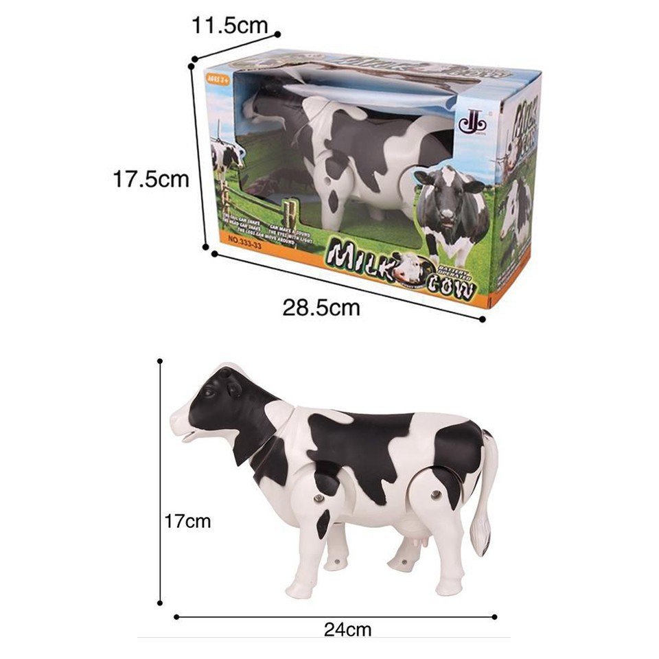 Moving Cow Buffalo Elephant Toys Electric Milk Cow Farm Model Children Kids Toddlers Mainan Haiwan Lembu Kerbau Gajah Shopee Malaysia