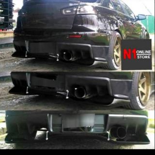 Rear mini diffuser bezza perodua proton saga BODYKIT MURAH 