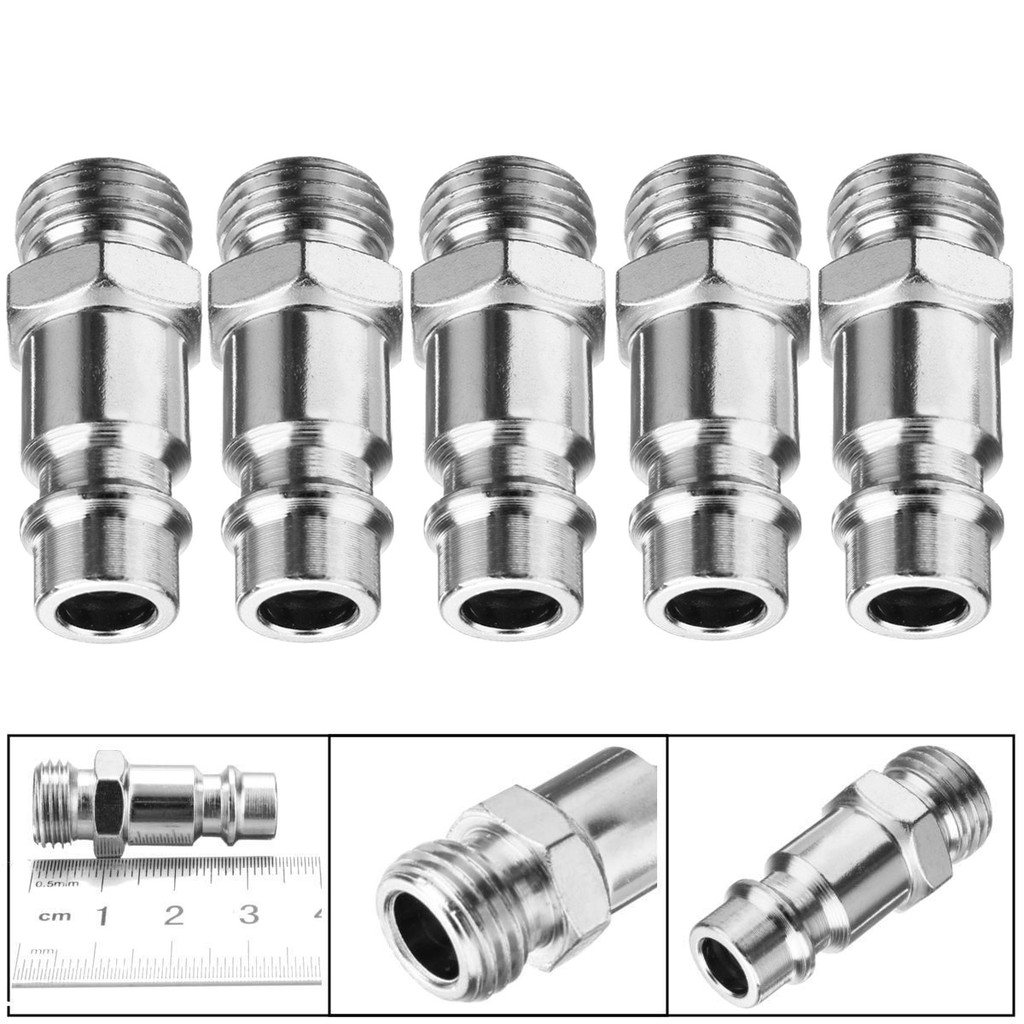 3pcs Air Line Connectors Euro Airline Hose Compressor Fittings 1/2 BSP