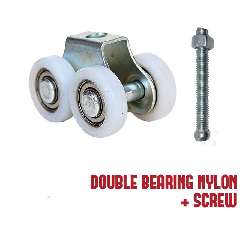 Double Bearing Nylon Roller Sliding Door 6200 Twin Shopee Malaysia