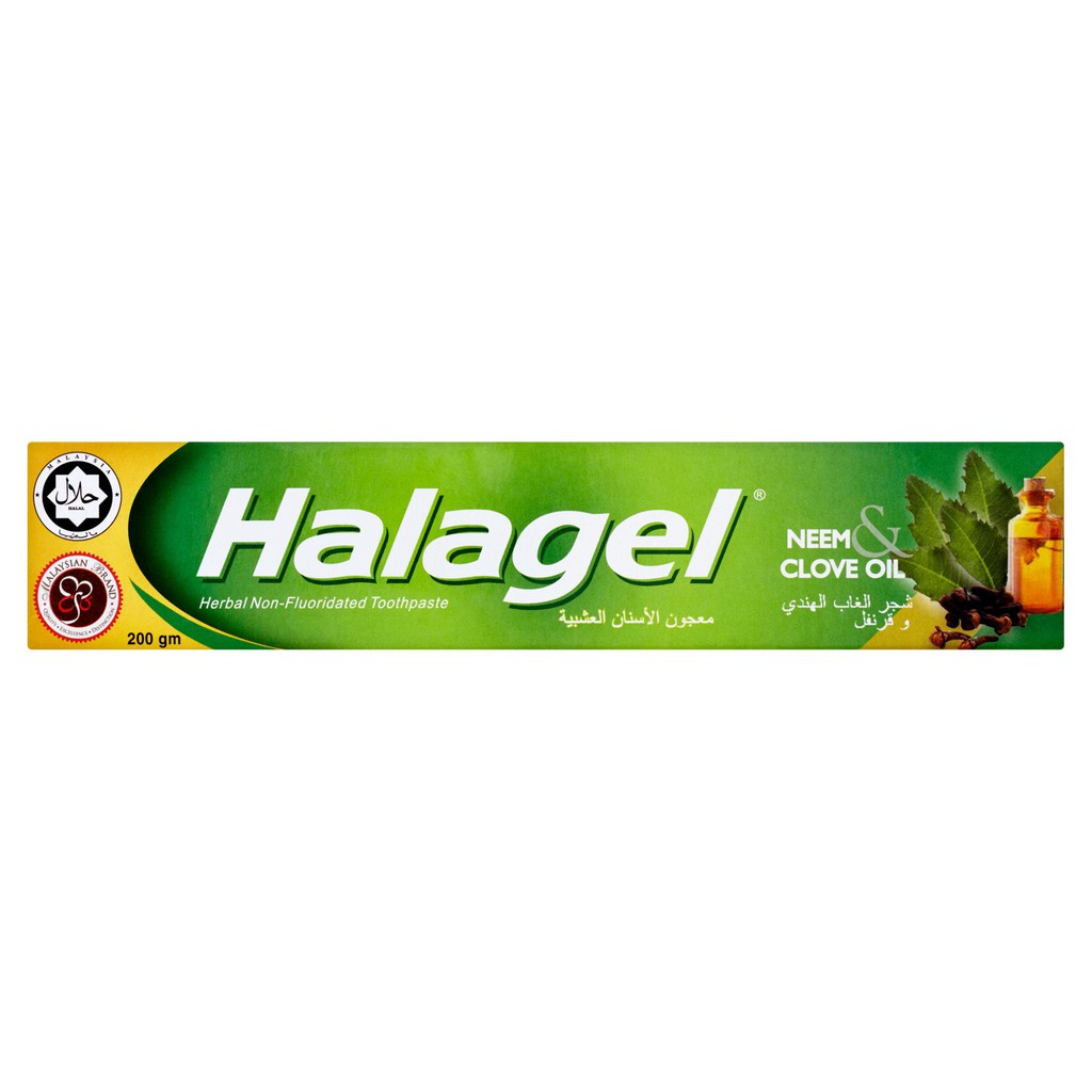 Halagel Herbal NonFlouridated Toothpaste Neem Clove Oil (200g)