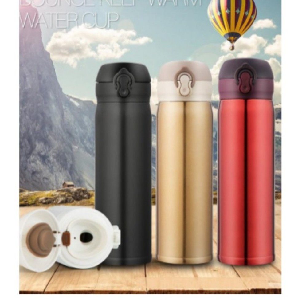 thermos stainless steel beverage bottle insulator