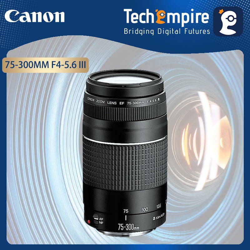 Canon Ef 75 300mm F 4 5 6 Iii Lens Canon Ef 75 300mm F4 5 6 Iii Lens For Canon Eos 3000d 4000d 00d 1500d 0d 800d Shopee Malaysia