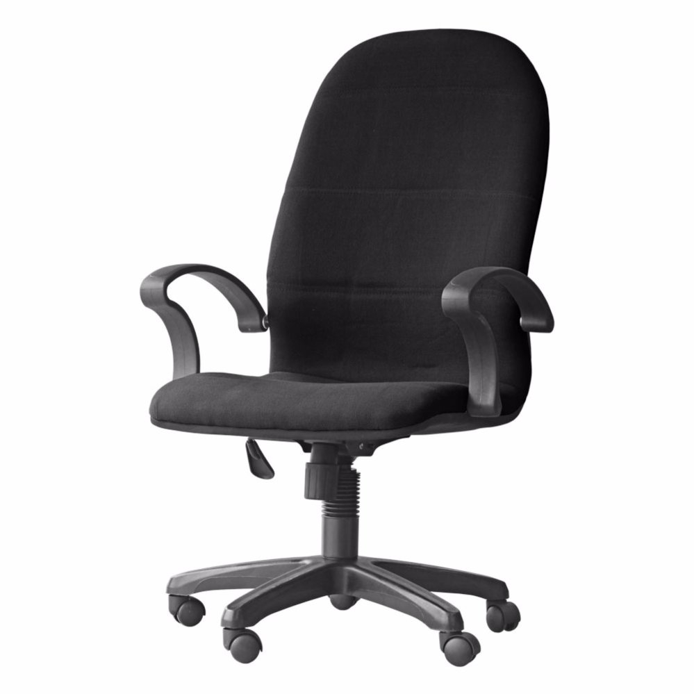 3V Ergonomic High Back Office Chair / Kerusi Pejabat with Fixed Arm and