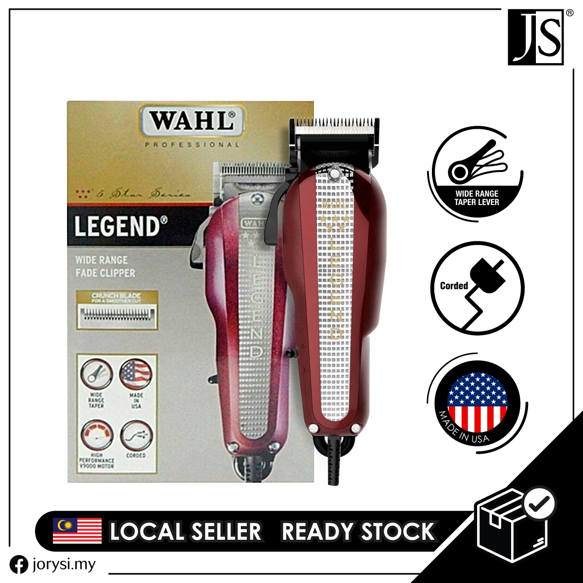 wahl professional 5 star legend hair clipper