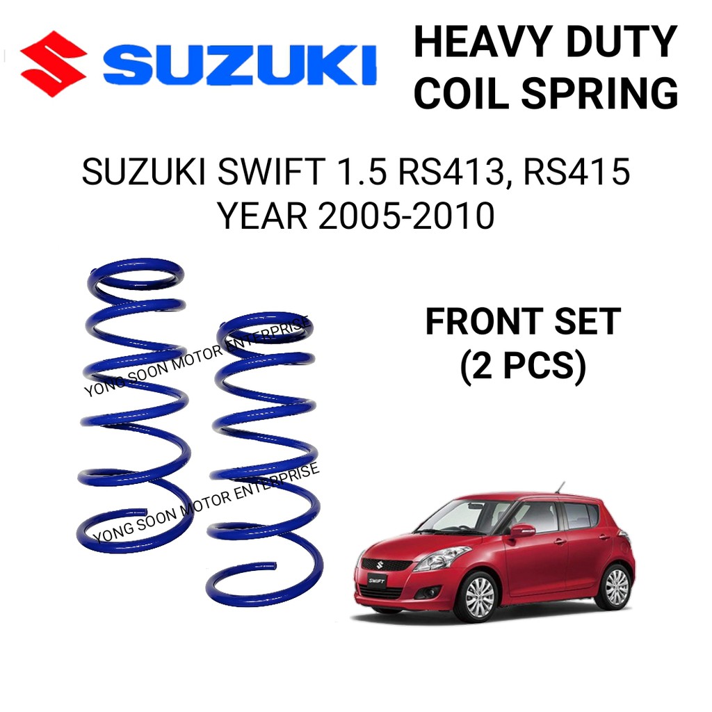 Heavy Duty Coil Spring Front Set Suzuki Swift 1 5 Rs413 Rs415 Year 05 10